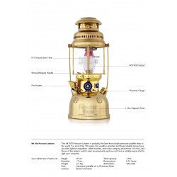 Petromax HK500 Pressure Lantern PX5 Chrome