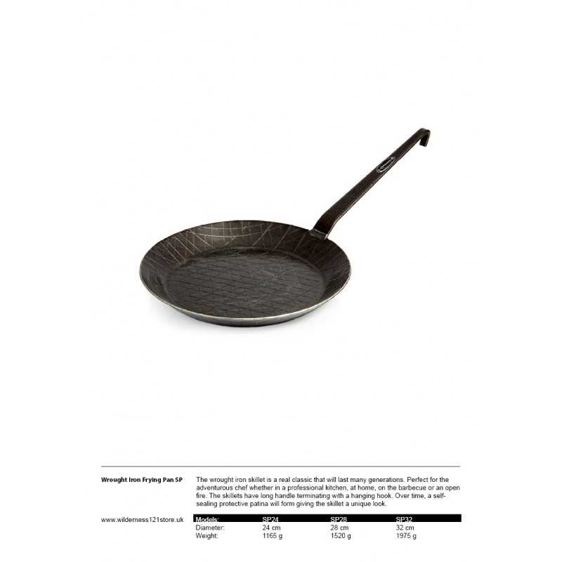 Petromax Wrought Iron Frying Pan fact sheet
