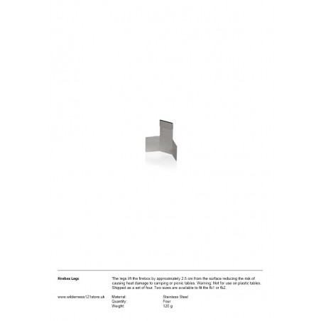 Legs for Petromax Firebox fb1