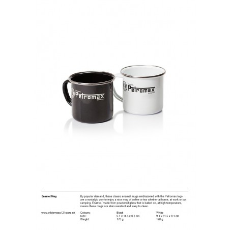Petromax Enamel Mugs fact sheet