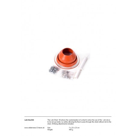 Shed Kit for Loki Stove fact sheet
