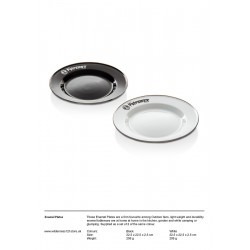Enamel Plates | 2 pieces in Set | factsheet