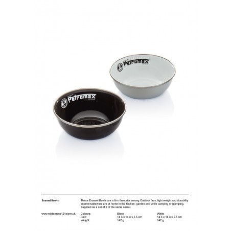 Enamel Bowls | Set of 2 pieces | factsheet