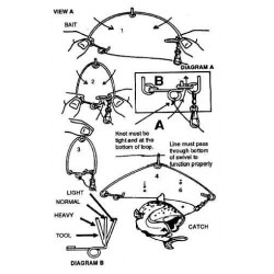 Military Speed Hook Survival Fishing Kit Instructions