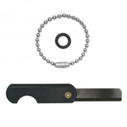 Micro EDC Keychain Mini Ceramic Folding Razor Blade