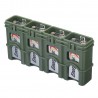 Powerpax Storacell Slimline 9 Volt Battery Caddy Green