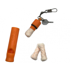 Outdoor Element Wombat Whistle Orange Open