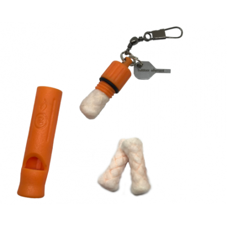 Outdoor Element Wombat Whistle Orange Open