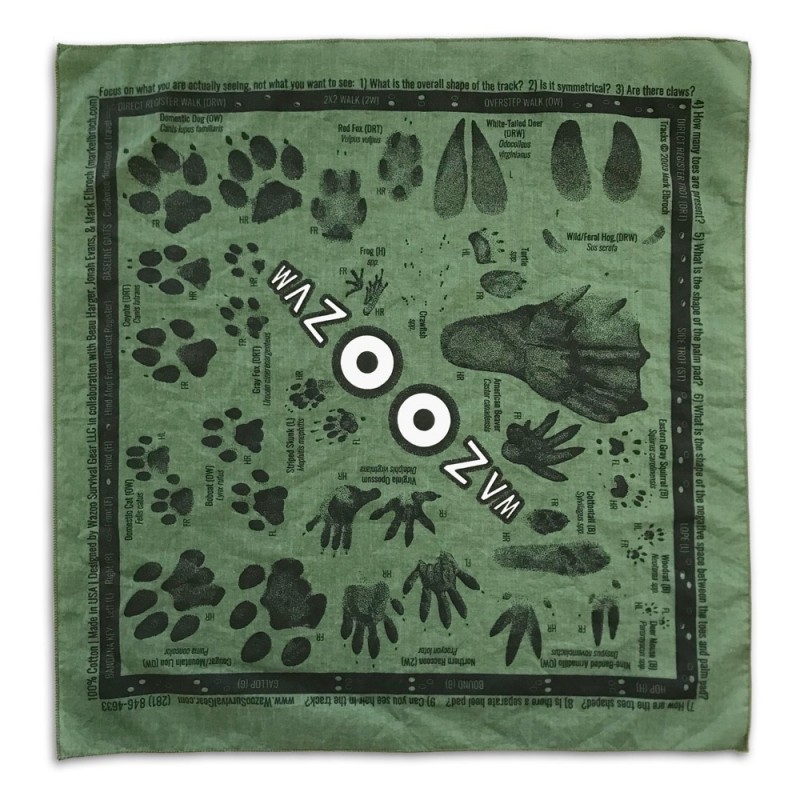 wazoo tracking kit bandana BAN-TK-SG
