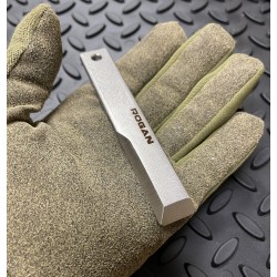 Rogan RPT stainless steel  held in a hand