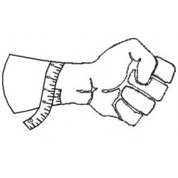 Outdoor Element - Kodiak Survival Bracelet Wrist MEasure