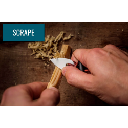 wazoo spark necklace scraping wood tinder