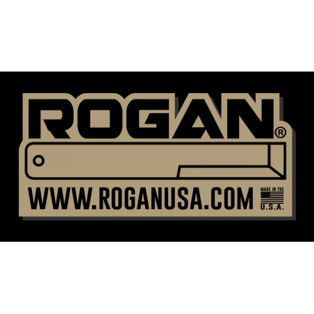 rogan sticker - line drawing of foreman tool