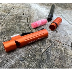 Outdoor element fire flute exploded view