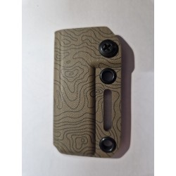 topography engraved kydex sheath for ROGAN rpt pocket tool
