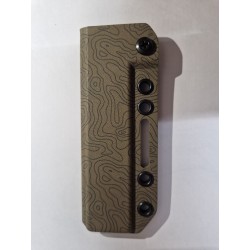 topography engraved kydex sheath for ROGAN foreman pry bar