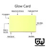 Grim Workshop - Glow Card - Rechargeable Glow In The Dark Cards details