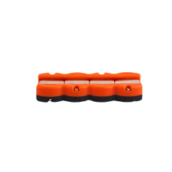 Storacell Magnetic Button 4 Orange Black loaded side side