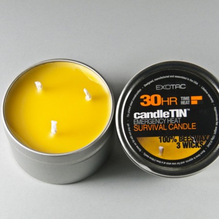 EXOTAC Candle Tin Large slow burn 30 hour burn time