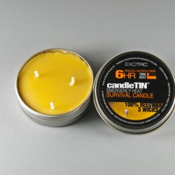 Exotac Small Hot Burn Candle Beeswax 3 wick