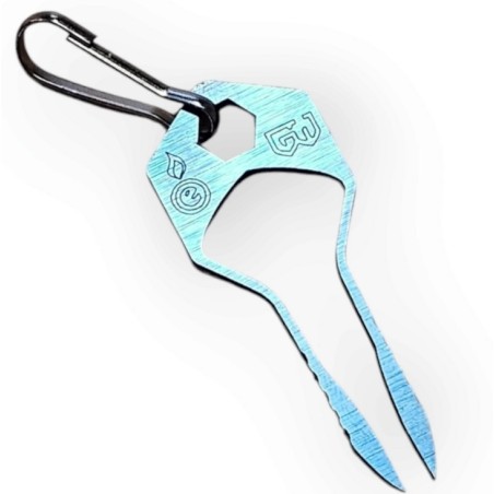 Tweezkey Key Shaped High Carbon Steel Tweezer Tool
