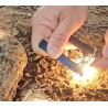 Firefly Saw is a compact survival fire starter ferrocerium rod