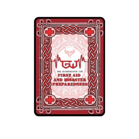 Grim Workshop Survival Playing Cards First Aid and Preparedness deck