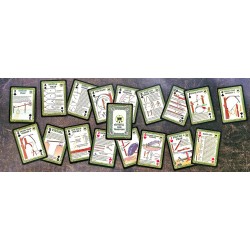 Grim Workshop Survival Playing Cards Hunting and Trapping stalking calling baiting snares