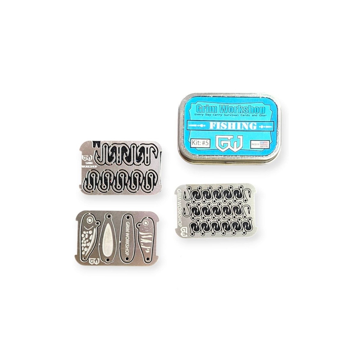 grim Workshop Fishing PAK Kit pocket sized fishing kit