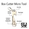 Grim Workshop EDC Box Cutter Micro Tool zipper sized