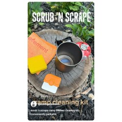 Outdoor Element scrub n scrape camp kitchen cleaning kit at camp