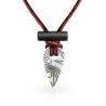 wazoo spark necklace white striker with topo engraving