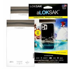 aLOKSAK Waterproof Bag 2 x aLOK2-5x8 case