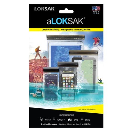 aLOKSAK Waterproof Bag aLOK4-ITM IT Applications Multi Pack set pack of four