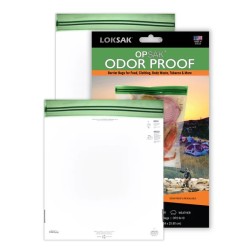 LOKSAK - OPSAK OP2-9x10 Odorproof Dry  bag resealable Recyclable storage bags 9x10