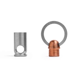 EXOTAC BMQR .380 Magnetic Quick Release Keyring side view seperated