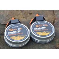 Exotac Candle Small hot and slow burn 3 wick beeswax