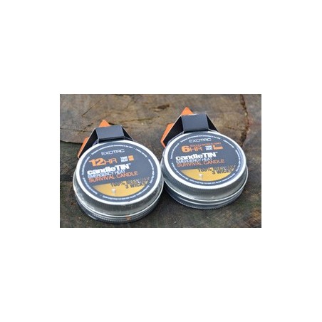 Exotac Candle Small hot and slow burn 3 wick beeswax