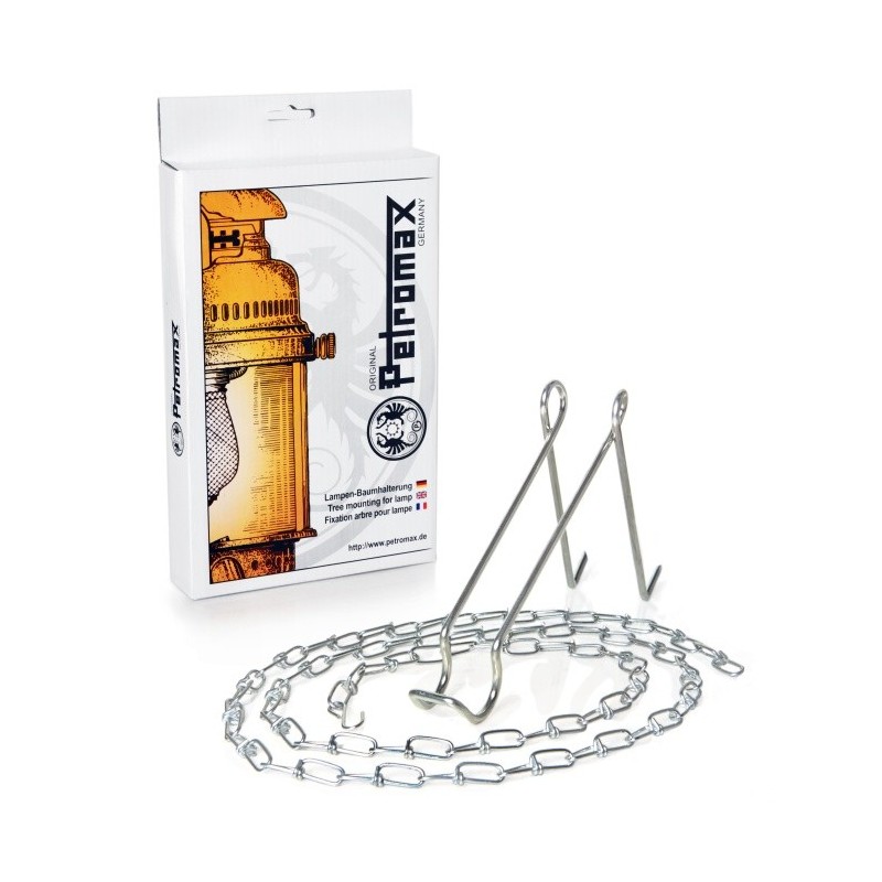 Petromax Lantern Tree Hanger for hanging your Petromax or Feuerhand lanterns from the trunk of a tree without causing any damage
